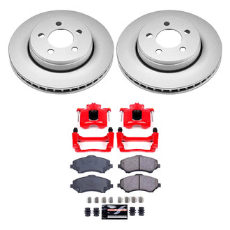 PowerStop® - Z23 Evolution Sport Plain Front Brake Kit with Calipers