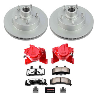 PowerStop® - Z36 Extreme Plain Front Brake Kit with Calipers