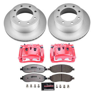 PowerStop® - Z36 Extreme Plain Rear Brake Kit with Calipers