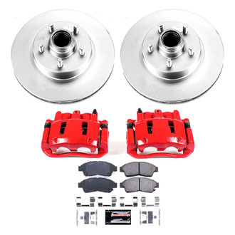 PowerStop® - Z23 Evolution Sport Plain Front Brake Kit with Calipers
