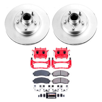 PowerStop® - Z23 Evolution Sport Plain Front Brake Kit with Calipers