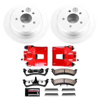 PowerStop® - Z36 Extreme Plain Rear Brake Kit with Calipers
