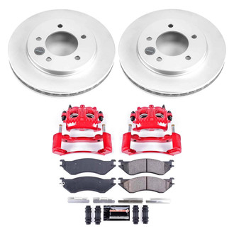 PowerStop® - Z23 Evolution Sport Plain Front Brake Kit with Calipers