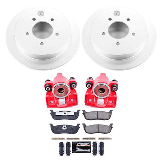 PowerStop® - Z23 Evolution Sport Plain Rear Brake Kit with Calipers
