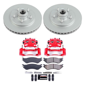PowerStop® - Z23 Evolution Sport Plain Front Brake Kit with Calipers