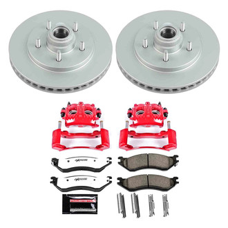 PowerStop® - Z36 Extreme Plain Front Brake Kit with Calipers