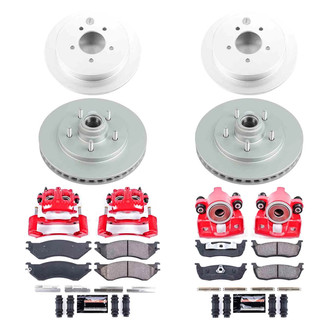 PowerStop® - Z23 Evolution Sport Plain Front and Rear Brake Kit with Calipers