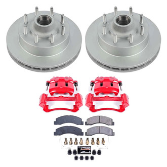 PowerStop® - Z23 Evolution Sport Plain Front Brake Kit with Calipers