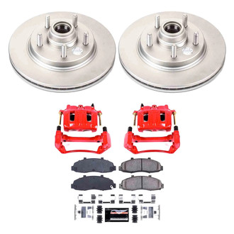 PowerStop® - Z23 Evolution Sport Plain Front Brake Kit with Calipers