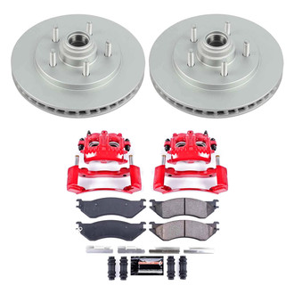 PowerStop® - Z23 Evolution Sport Plain Front Brake Kit with Calipers