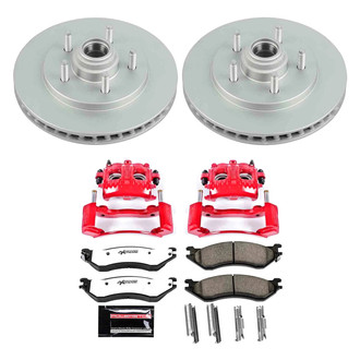 PowerStop® - Z36 Extreme Plain Front Brake Kit with Calipers