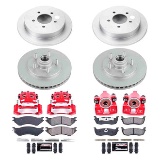 PowerStop® - Z23 Evolution Sport Plain Front and Rear Brake Kit with Calipers