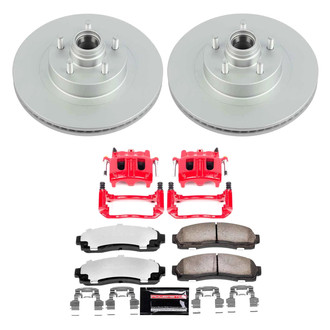 PowerStop® - Z36 Extreme Plain Front Brake Kit with Calipers
