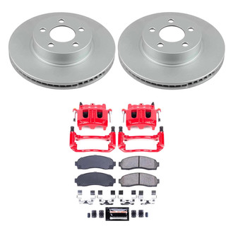 PowerStop® - Z23 Evolution Sport Plain Front Brake Kit with Calipers