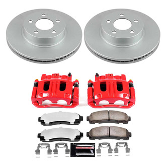 PowerStop® - Z36 Extreme Plain Front Brake Kit with Calipers