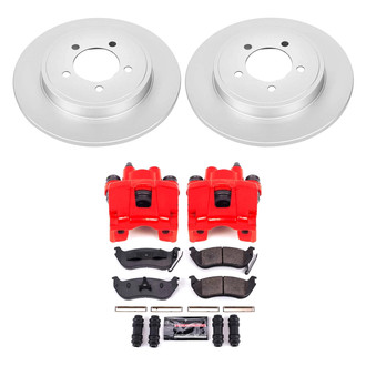 PowerStop® - Z23 Evolution Sport Plain Rear Brake Kit with Calipers