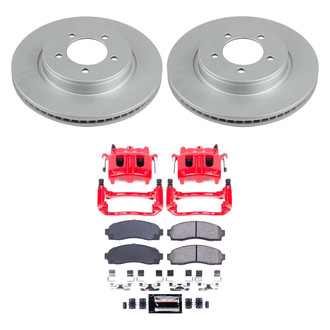 PowerStop® - Z23 Evolution Sport Plain Front Brake Kit with Calipers