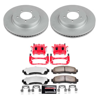 PowerStop® - Z36 Extreme Plain Front Brake Kit with Calipers