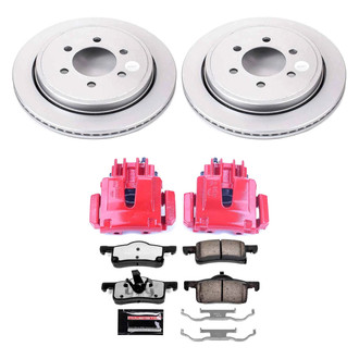 PowerStop® - Z36 Extreme Plain Rear Brake Kit with Calipers