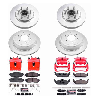 PowerStop® - Z23 Evolution Sport Plain Front and Rear Brake Kit with Calipers