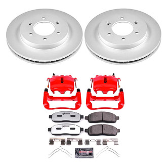 PowerStop® - Z36 Extreme Plain Front Brake Kit with Calipers