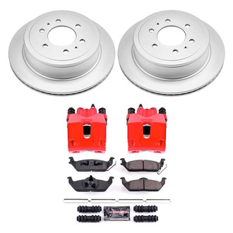 PowerStop® - Z23 Evolution Sport Plain Rear Brake Kit with Calipers