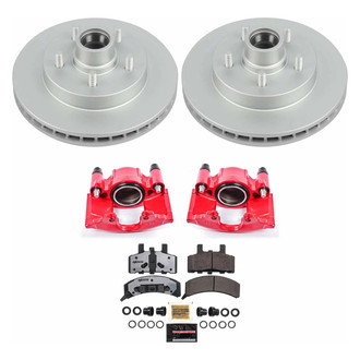 PowerStop® - Z36 Extreme Plain Front Brake Kit with Calipers