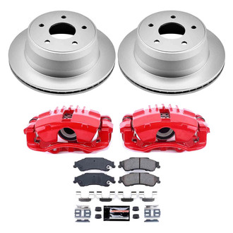 PowerStop® - Z23 Evolution Sport Plain Rear Brake Kit with Calipers