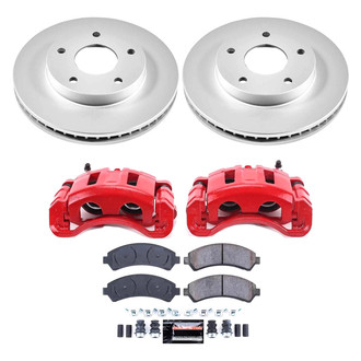 PowerStop® - Z23 Evolution Sport Plain Front Brake Kit with Calipers