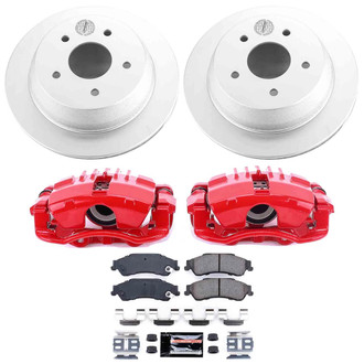 PowerStop® - Z23 Evolution Sport Plain Rear Brake Kit with Calipers