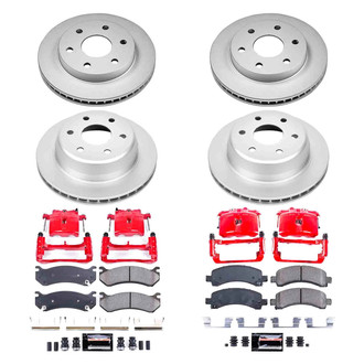 PowerStop® - Z23 Evolution Sport Plain Front and Rear Brake Kit with Calipers