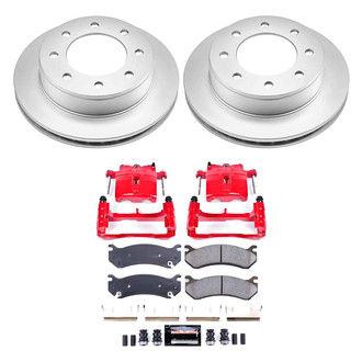 PowerStop® - Z23 Evolution Sport Plain Rear Brake Kit with Calipers