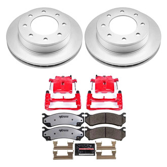 PowerStop® - Z36 Extreme Plain Rear Brake Kit with Calipers