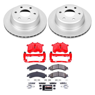 PowerStop® - Z23 Evolution Sport Plain Rear Brake Kit with Calipers