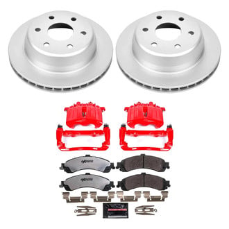 PowerStop® - Z36 Extreme Plain Rear Brake Kit with Calipers