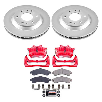 PowerStop® - Z23 Evolution Sport Plain Front Brake Kit with Calipers