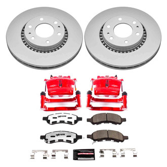 PowerStop® - Z36 Extreme Plain Front Brake Kit with Calipers