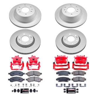 PowerStop® - Z23 Evolution Sport Plain Front and Rear Brake Kit with Calipers