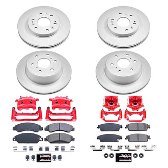 PowerStop® - Z23 Evolution Sport Plain Front and Rear Brake Kit with Calipers