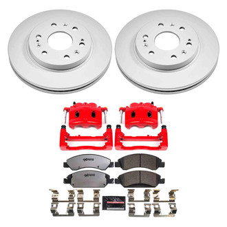 PowerStop® - Z36 Extreme Plain Front Brake Kit with Calipers