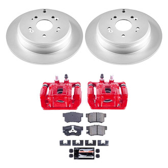 PowerStop® - Z23 Evolution Sport Plain Rear Brake Kit with Calipers