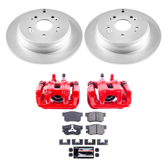 PowerStop® - Z23 Evolution Sport Plain Rear Brake Kit with Calipers