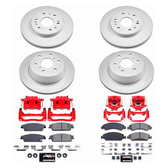 PowerStop® - Z23 Evolution Sport Plain Front and Rear Brake Kit with Calipers