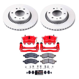 PowerStop® - Z23 Evolution Sport Plain Front Brake Kit with Calipers