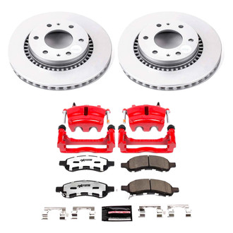 PowerStop® - Z36 Extreme Plain Front Brake Kit with Calipers