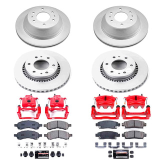 PowerStop® - Z23 Evolution Sport Plain Front and Rear Brake Kit with Calipers