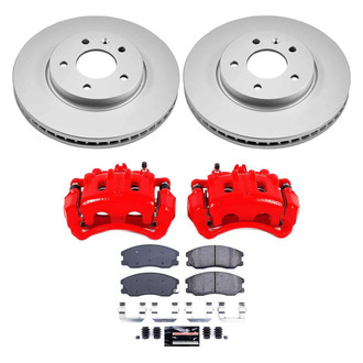 PowerStop® - Z23 Evolution Sport Plain Front Brake Kit with Calipers