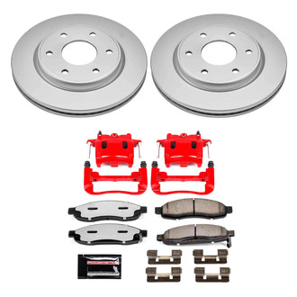 PowerStop® - Z36 Extreme Plain Front Brake Kit with Calipers