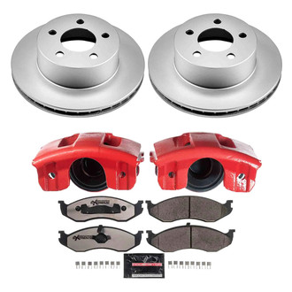 PowerStop® - Z36 Extreme Plain Front Brake Kit with Calipers