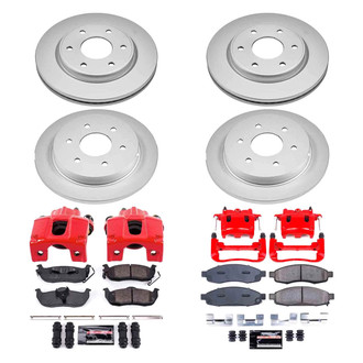 PowerStop® - Z23 Evolution Sport Plain Front and Rear Brake Kit with Calipers